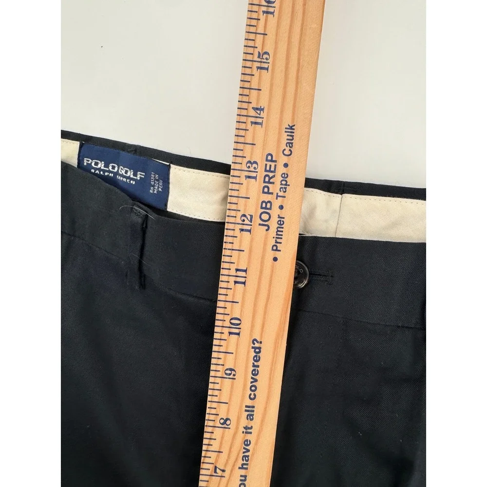 Polo Golf Ralph Lauren Short 42 Black‎ Cotton Blend Mens Shorts RN 41381
